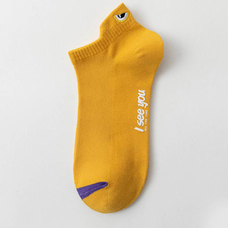 Knöchel-Kompressionssocken im modischen Design in Übergröße (10 Paar) - Gelb - EU39-44 (US6-10) - image 15