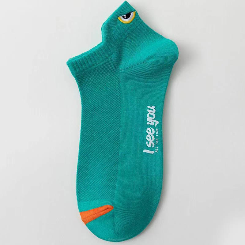 Knöchel-Kompressionssocken im modischen Design in Übergröße (10 Paar) - Seeblau - EU39-44 (US6-10) - image 14