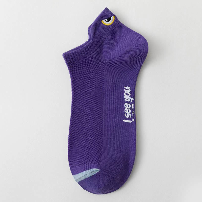 Knöchel-Kompressionssocken im modischen Design in Übergröße (10 Paar) - Lila - EU39-44 (US6-10) - image 13