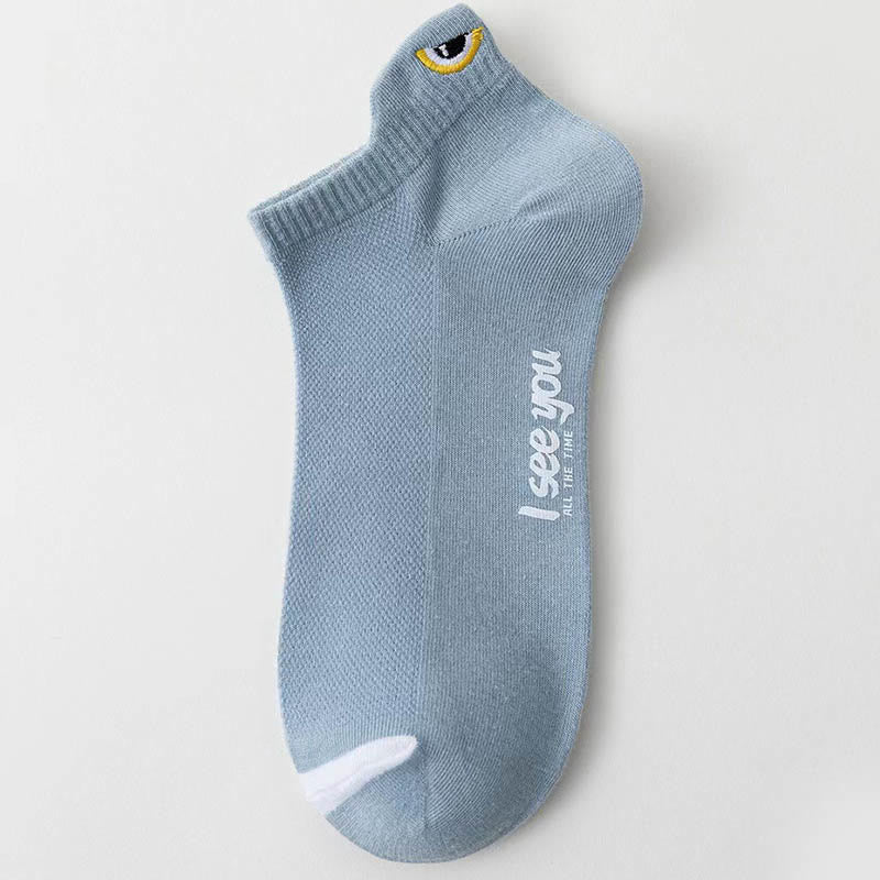 Knöchel-Kompressionssocken im modischen Design in Übergröße (10 Paar) - Hellblau - EU39-44 (US6-10) - image 16