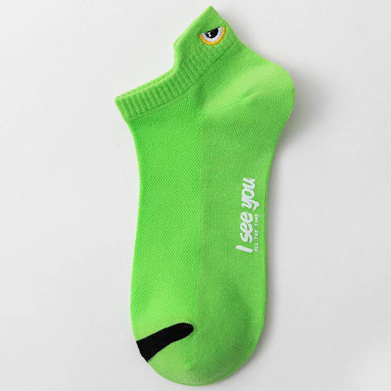 Knöchel-Kompressionssocken im modischen Design in Übergröße (10 Paar) - Grün - EU39-44 (US6-10) - image 17