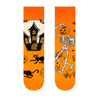 Neue Halloween-Crew-Socken in Übergröße (4 Paar) - image 6