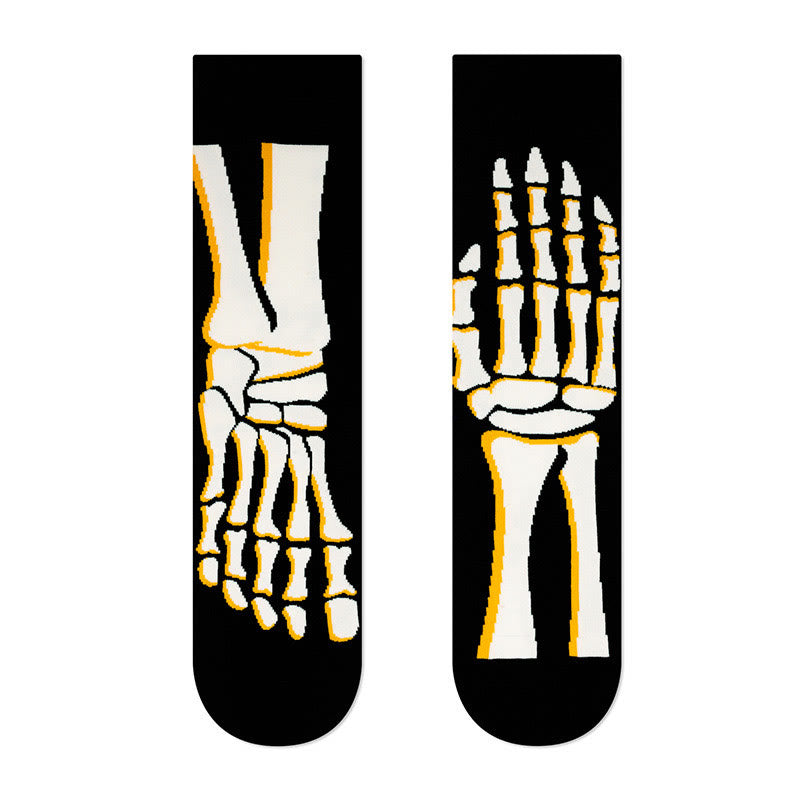 Neue Halloween-Crew-Socken in Übergröße (4 Paar) - image 7