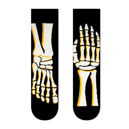 Neue Halloween-Crew-Socken in Übergröße (4 Paar) - image 7