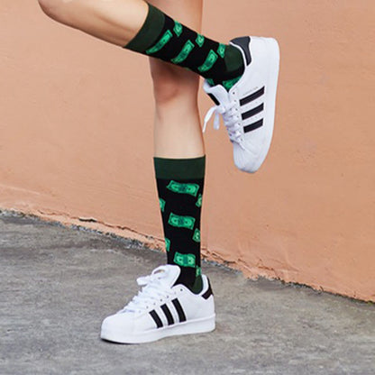 Crew-Socken mit Dollar-Totenkopf in Übergröße (4 Paar) - image 2