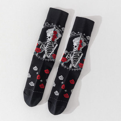Modische Totenkopf-Socken (3 Paar) - image 4