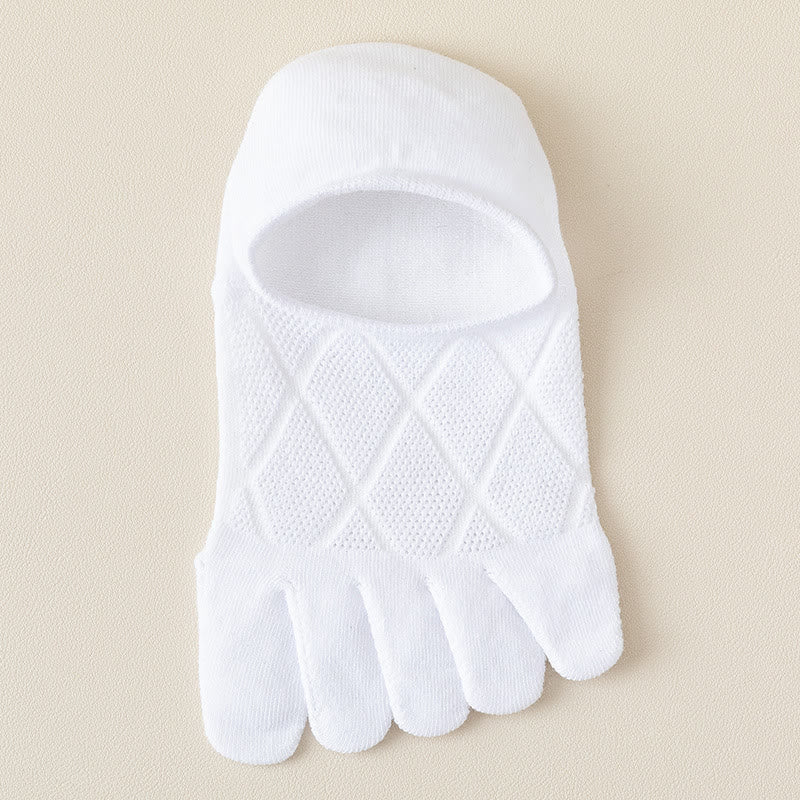 Socken mit Diamantmuster (7 Paar) - Weiß - EU39-44 (US6-10) - image 4