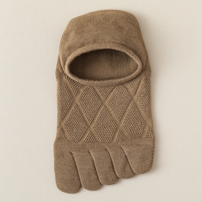 Socken mit Diamantmuster (7 Paar) - Khaki - EU39-44 (US6-10) - image 9