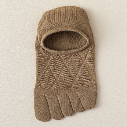 Socken mit Diamantmuster (7 Paar) - Khaki - EU39-44 (US6-10) - image 9