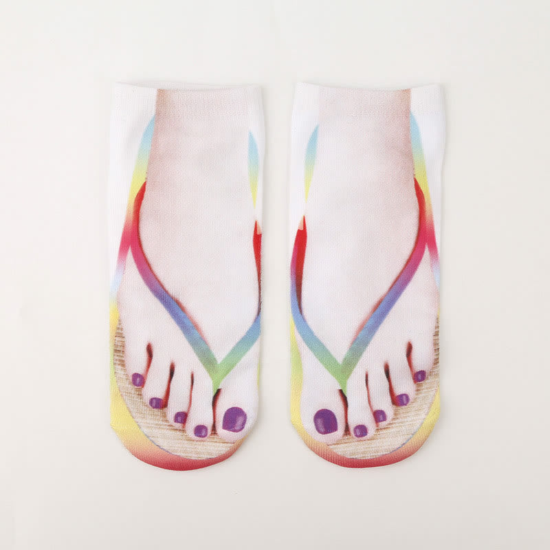 3D-Flip-Flops-Socken (3 Paar) - image 1