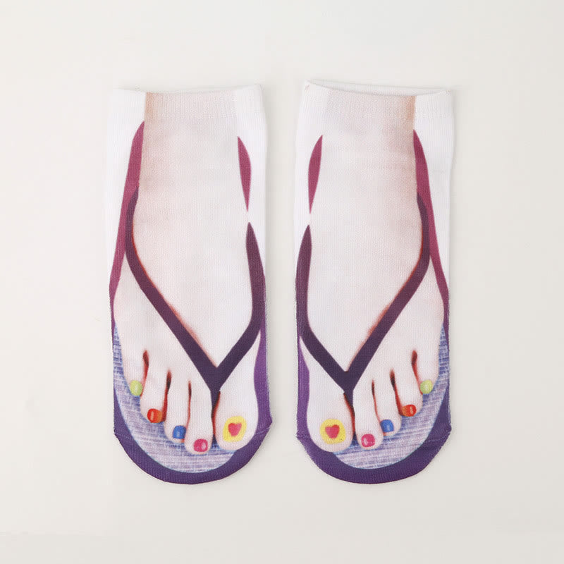 3D-Flip-Flops-Socken (3 Paar) - image 3