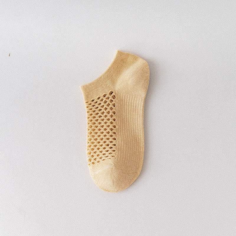 Mesh-Atmungsaktive Knöchelsocken (8 Paar) - Khaki - EU36-40 (US3-7) - image 11