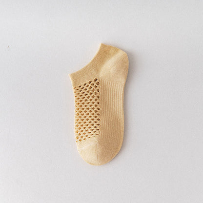 Mesh-Atmungsaktive Knöchelsocken (8 Paar) - Khaki - EU36-40 (US3-7) - image 11