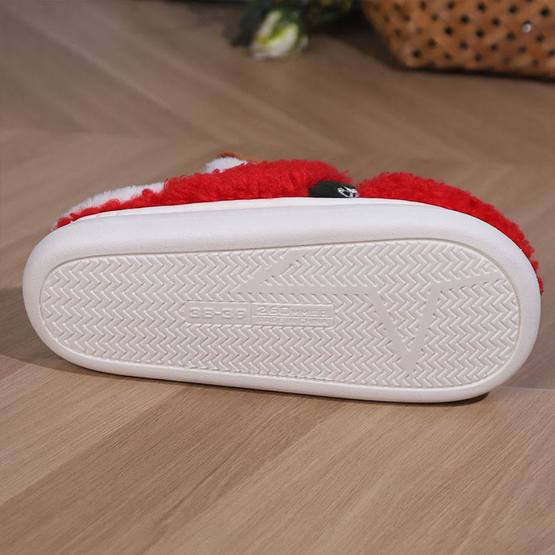 Weihnachts-Hausschuhe mit Geweih in Übergröße - image 4