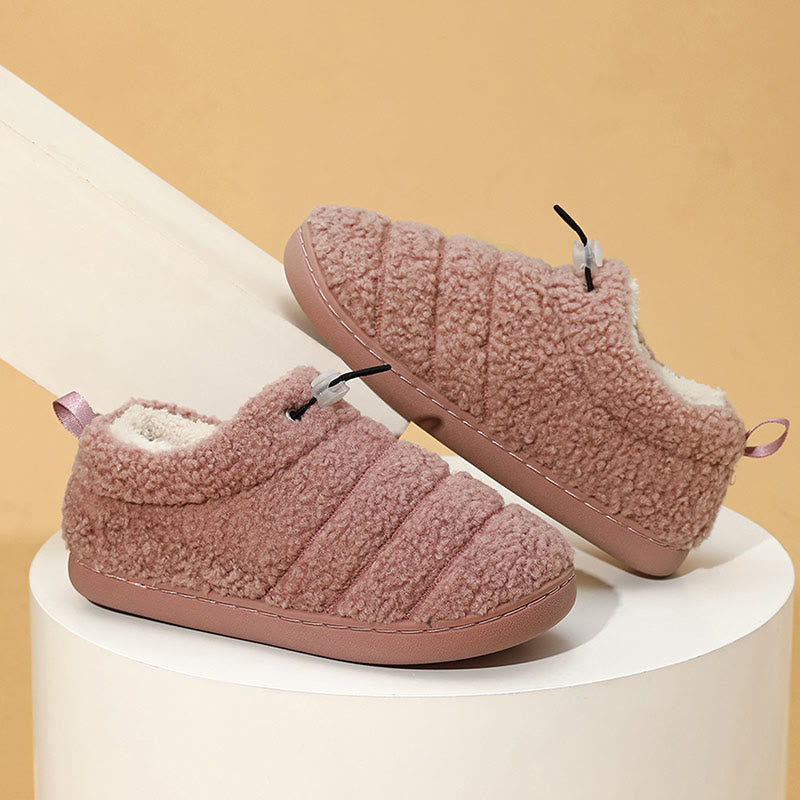 Slipper-Socken mit Kordelzug in Übergröße - Rosa - US 10-11 - image 10