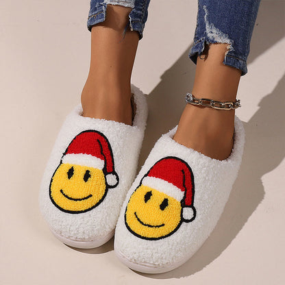 Hausschuhe mit Smiley-Motiv in Übergröße - image 2