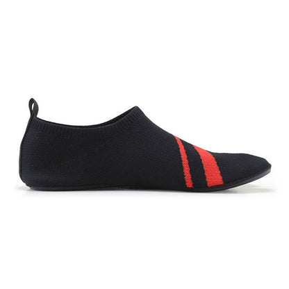 Gestreifte Slipper-Socken mit geteilter Zehenpartie in Übergröße - image 7
