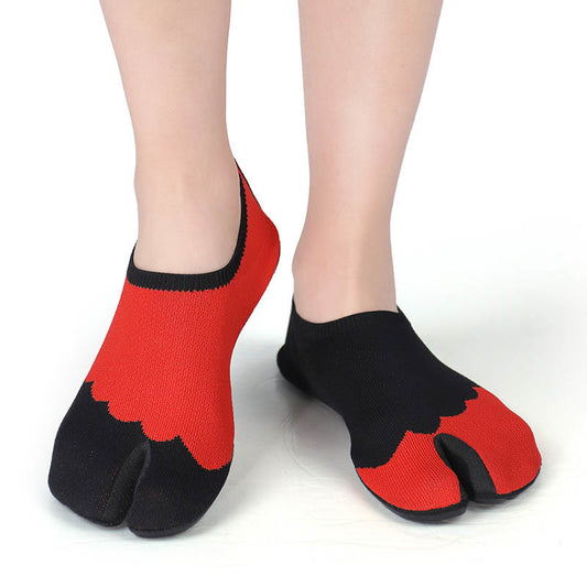Schwimmsocken mit geteilter Zehenpartie in Übergröße