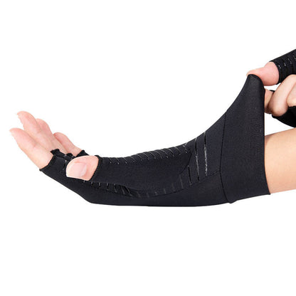 Fingerlose Kompressionshandschuhe aus Kupfer