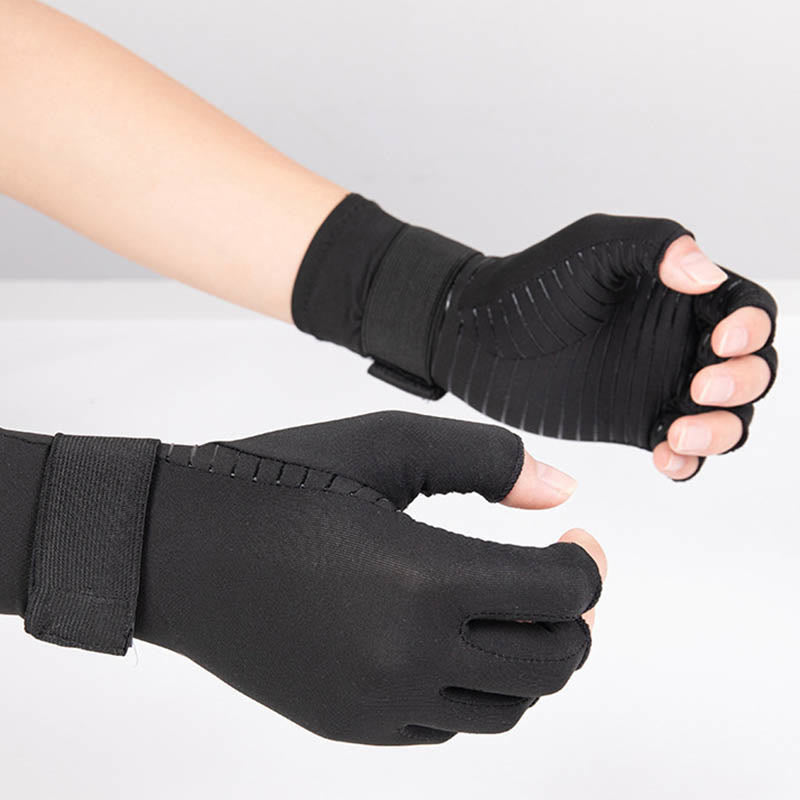 Bandage Fingerlose Kupfer-Kompressionshandschuhe
