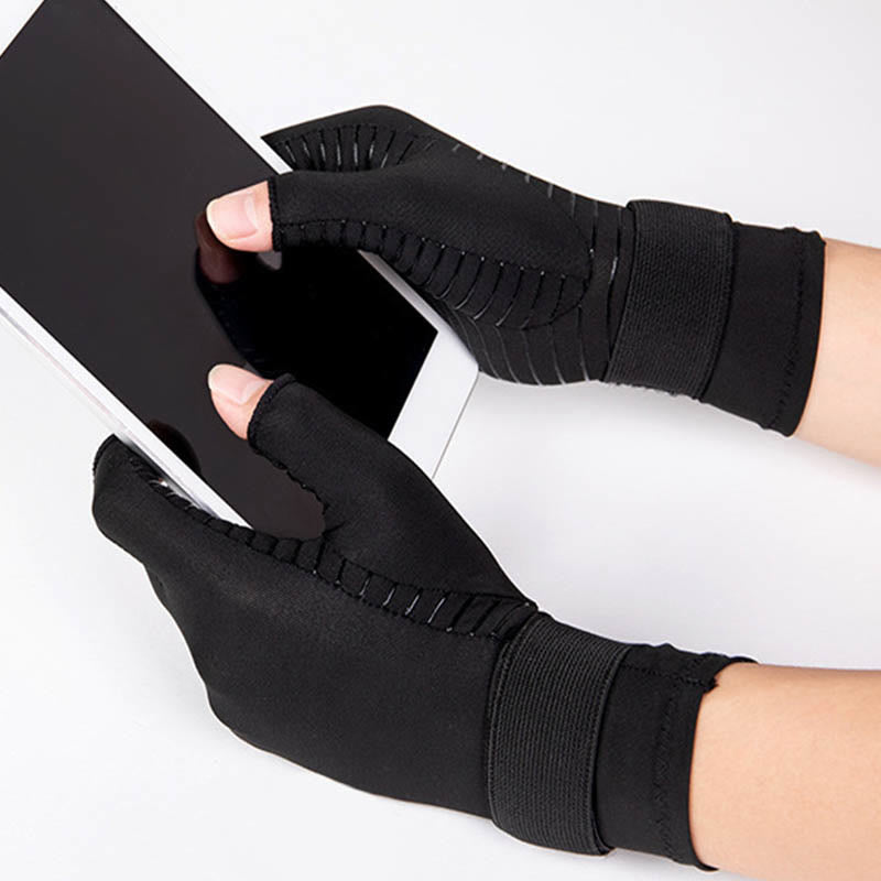 Bandage Fingerlose Kupfer-Kompressionshandschuhe - image 4