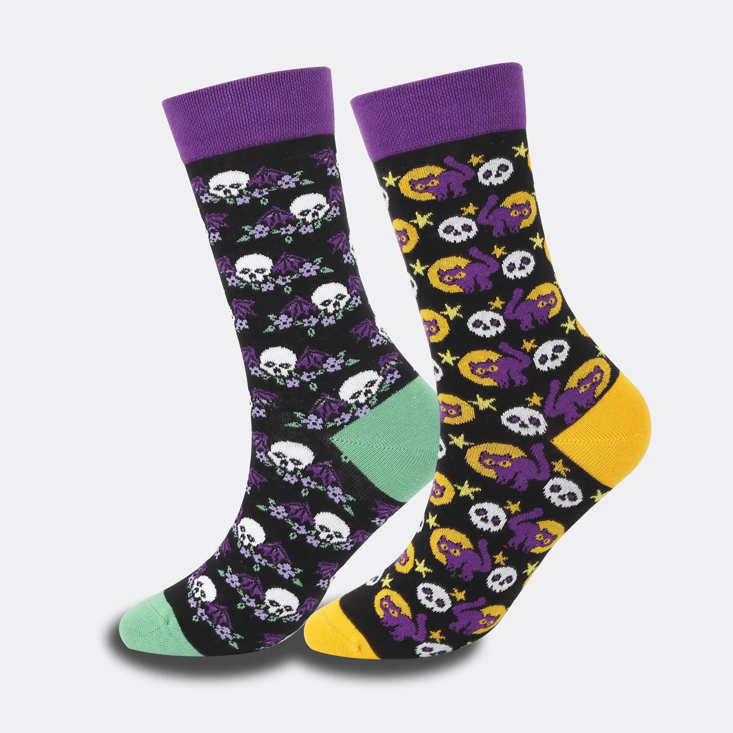 Kreative Halloween-Crew-Socken in Übergröße (4 Paar) - image 6