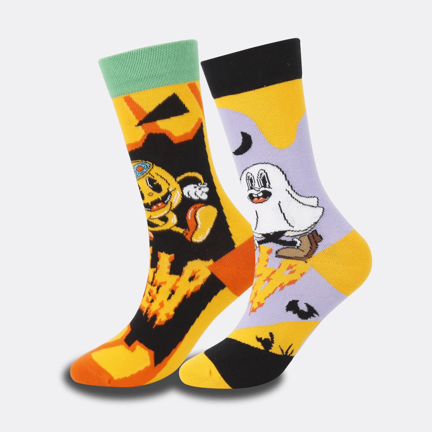 Kreative Halloween-Crew-Socken in Übergröße (4 Paar) - image 5