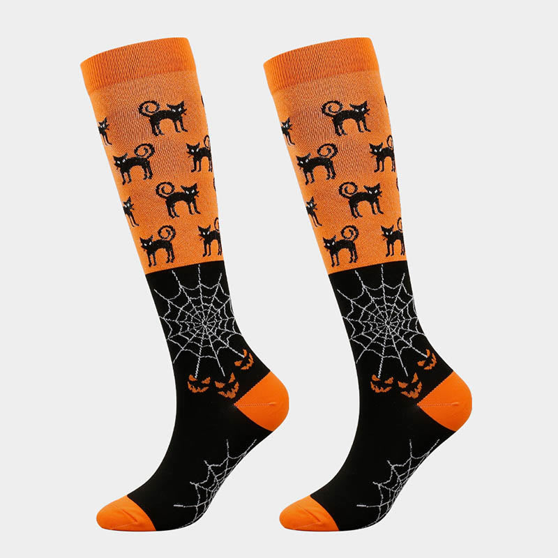 Lustige Halloween-Kompressionsstrümpfe (6 Paar) - image 8