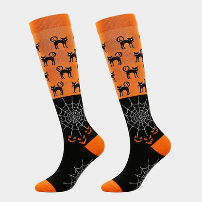 Lustige Halloween-Kompressionsstrümpfe (6 Paar) - image 8