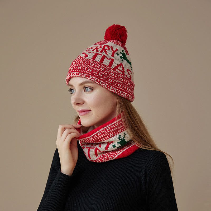 Weihnachtsmütze und Schal 2 in 1 Set - image 2