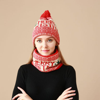 Weihnachtsmütze und Schal 2 in 1 Set - image 0