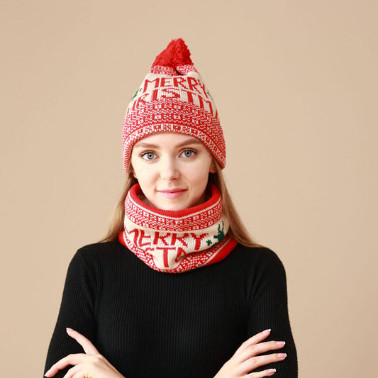 Weihnachtsmütze und Schal 2 in 1 Set - image 0