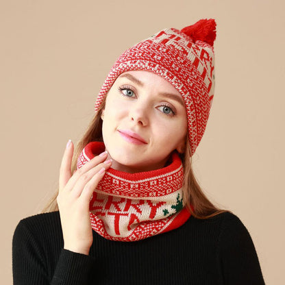 Weihnachtsmütze und Schal 2 in 1 Set - image 1