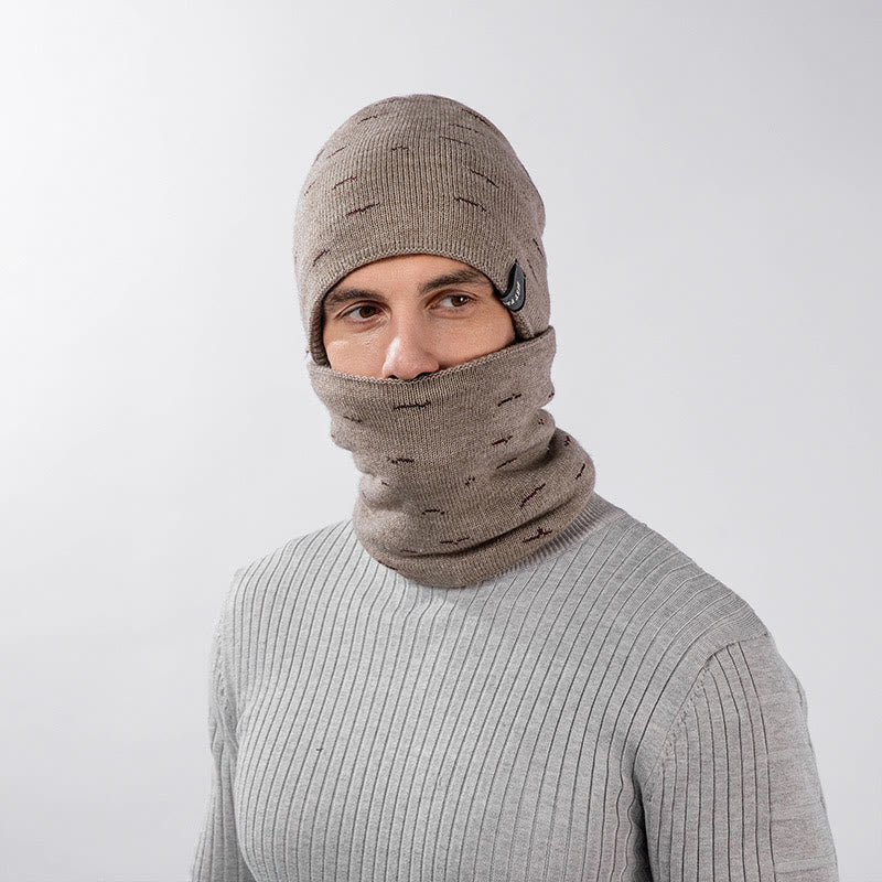 Modisches, warmes Beanie-Schal-Set, 2-in-1-Set - image 3