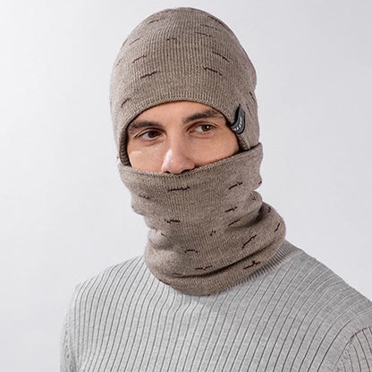 Modisches, warmes Beanie-Schal-Set, 2-in-1-Set - image 1