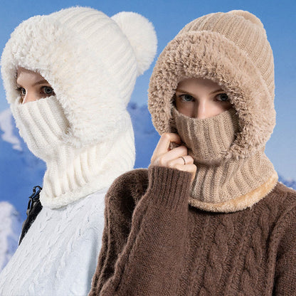 Weicher Winterschal mit Kapuze - image 0