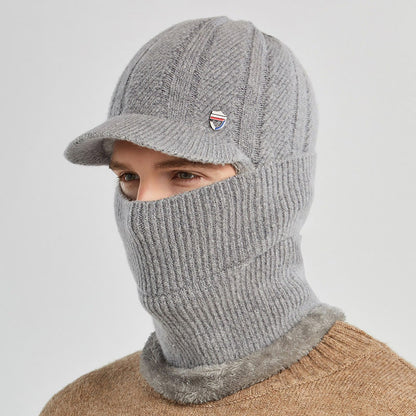 Winterstrickmütze mit Kapuze - image 9