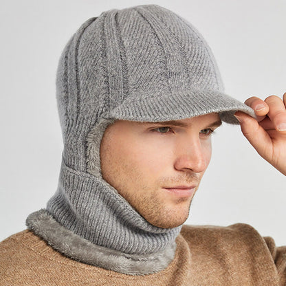 Winterstrickmütze mit Kapuze - image 10