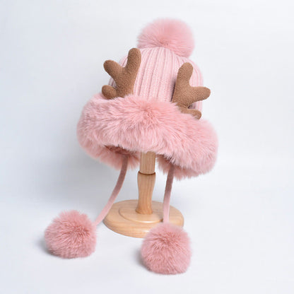 Geweih-Bommelmützen - Rosa - Einheitsgröße - image 14