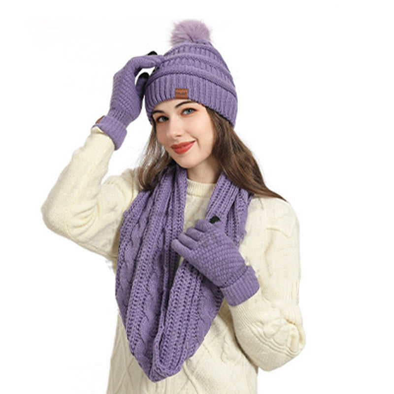 Winter Classic Handschuhe Beanie Schal Socken 4 in 1 Set - image 8