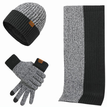 Farblich passende Handschuhe, Beanie, Schal, 3-in-1-Set - Marineblau - Einheitsgröße - image 12