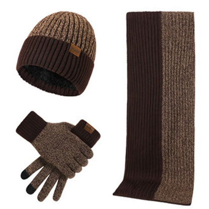 Farblich passende Handschuhe, Beanie, Schal, 3-in-1-Set - Kaffee - Einheitsgröße - image 10