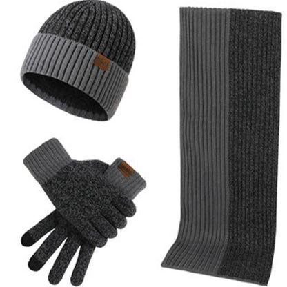 Farblich passende Handschuhe, Beanie, Schal, 3-in-1-Set - Dunkelgrau - Einheitsgröße - image 11