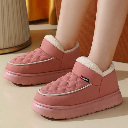 Hausschuhe mit Gittermuster in Übergröße - image 3