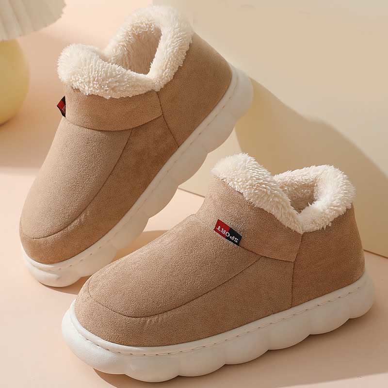 Weiche, rutschfeste Hausschuhe in Übergröße - Khaki - EU43-44 (US8-9) - image 8