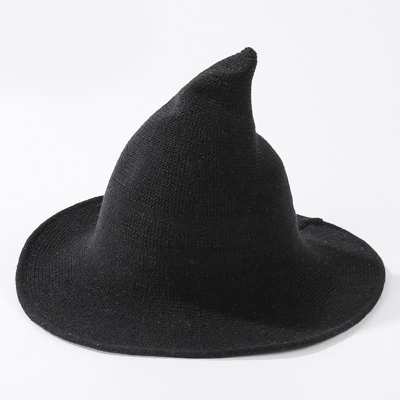 Halloween Hexenhut in Volltonfarbe - Schwarz - Einheitsgröße - image 5