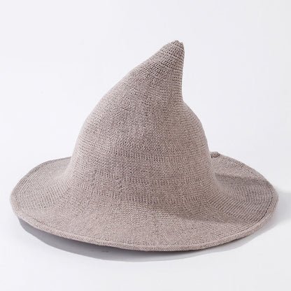 Halloween Hexenhut in Volltonfarbe - Khaki - Einheitsgröße - image 9