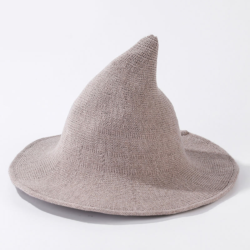 Halloween Hexenhut in Volltonfarbe - Khaki - Einheitsgröße - image 10
