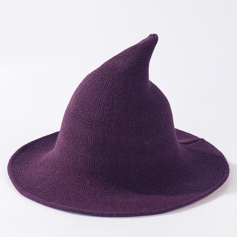 Halloween Hexenhut in Volltonfarbe - Lila - Einheitsgröße - image 7