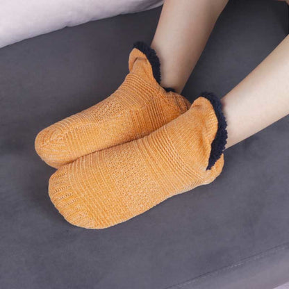 Übergröße Home Sleep Slipper Socken - Gelb - EU43-45 (US9-11) - image 8
